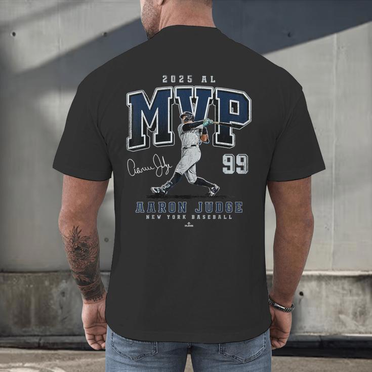 Aaron Judge 2025 AL MVP New York Baseball MLBPA Men's Back Print T-Shirt