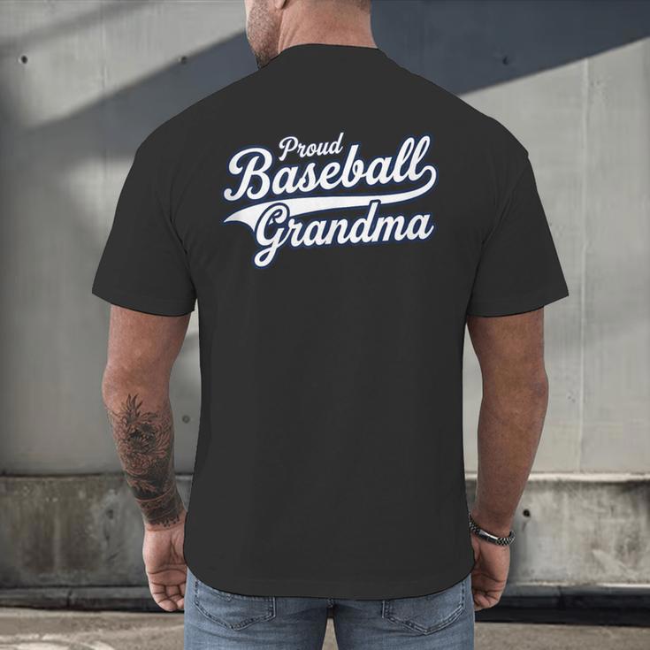 Baseball Grandma Graphic Men's Back Print T-Shirt Baseball Grandma Graphic Men's Back Print T-Shirt