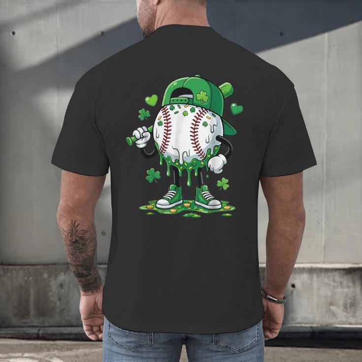 Baseball Icecream Apparel Youth Boy St Patrick's Day Men's Back Print T-Shirt Baseball Icecream Apparel Youth Boy St Patrick's Day Men's Back Print T-Shirt