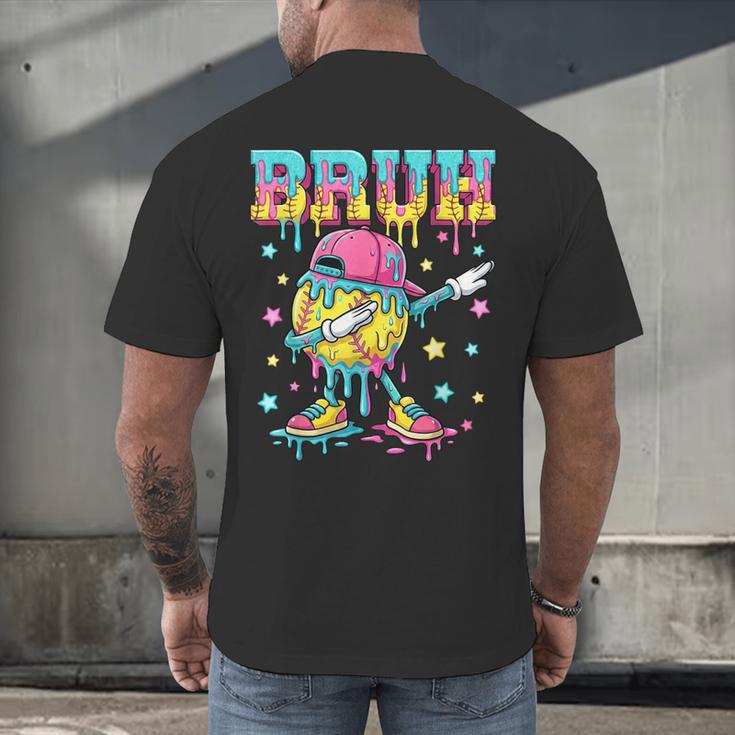 Baseball Life Style Apparel Youth Drip Baseball Boys Kid Men's Back Print T-Shirt