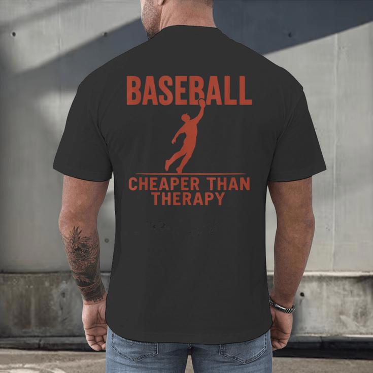 Baseball Tee For Men Women Men's Back Print T-Shirt