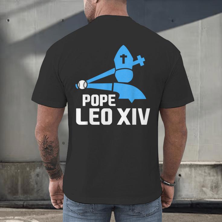 Da Pope Leo XIV Baseball Men's Back Print T-Shirt Da Pope Leo XIV Baseball Men's Back Print T-Shirt