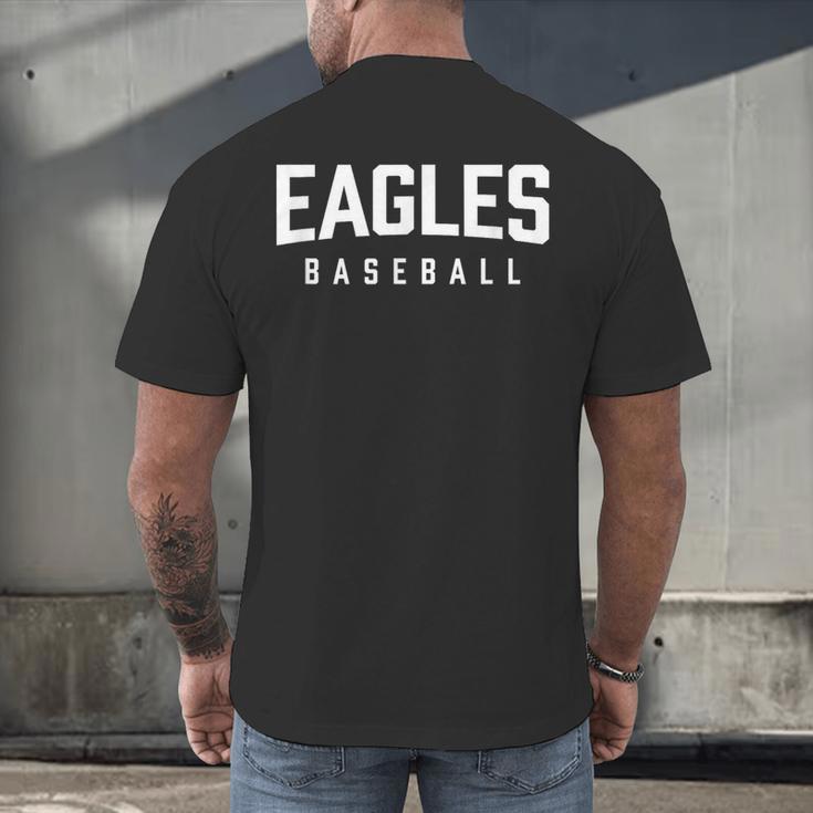 Eagles Baseball Inspired Men's Back Print T-Shirt Eagles Baseball Inspired Men's Back Print T-Shirt