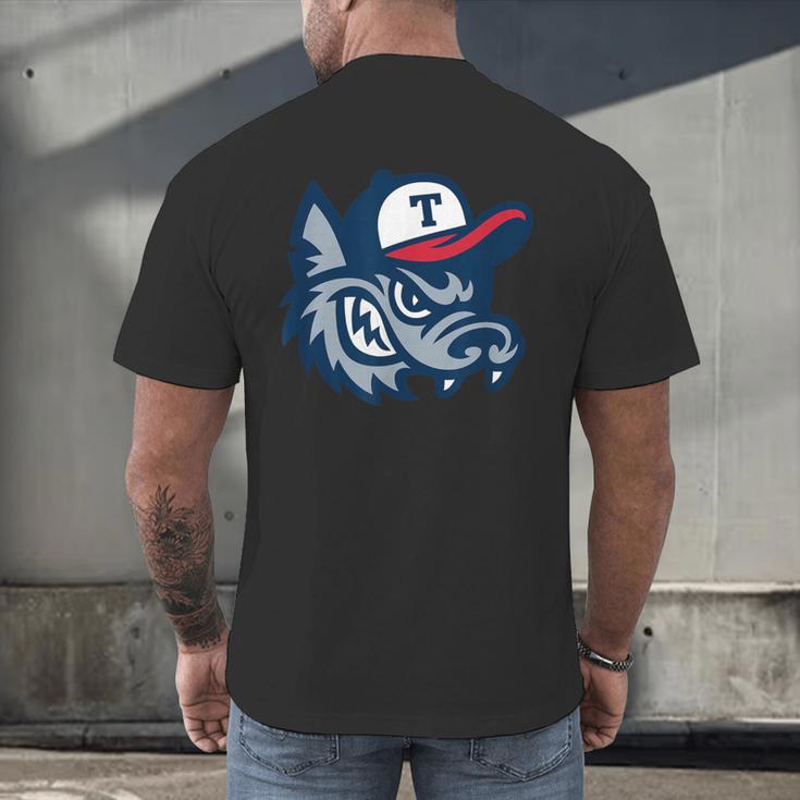 Jarrell Storm Chasers Baseball Big Logo Men's Back Print T-Shirt Jarrell Storm Chasers Baseball Big Logo Men's Back Print T-Shirt