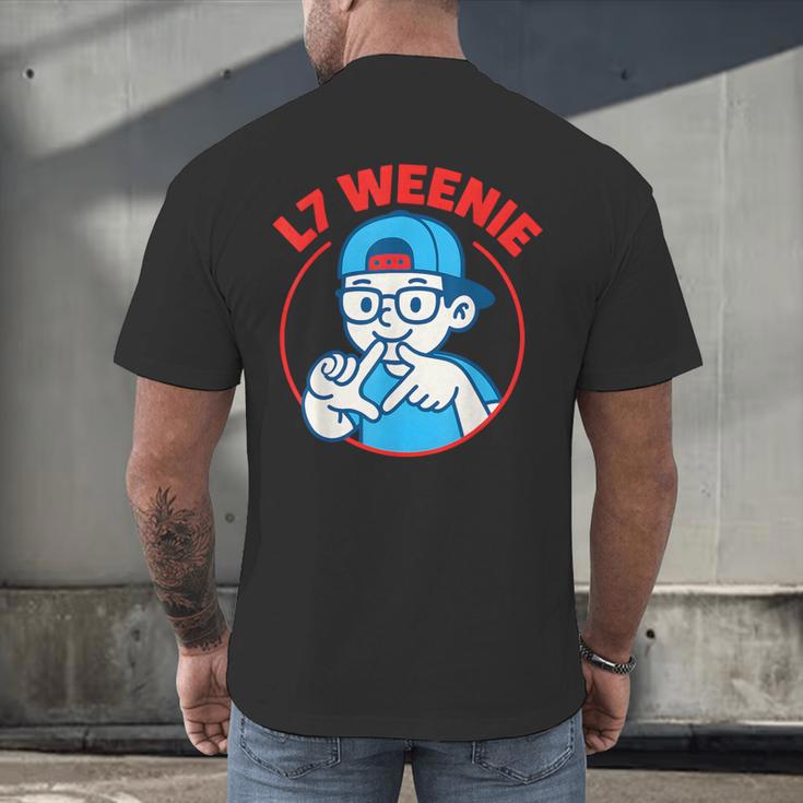 L7 Weenie Baseball Softball Men's Back Print T-Shirt