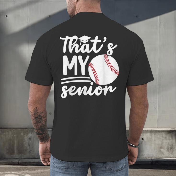 My Senior Baseball Senior Mom 2026 Baseball Senior Mama Men's Back Print T-Shirt My Senior Baseball Senior Mom 2026 Baseball Senior Mama Men's Back Print T-Shirt