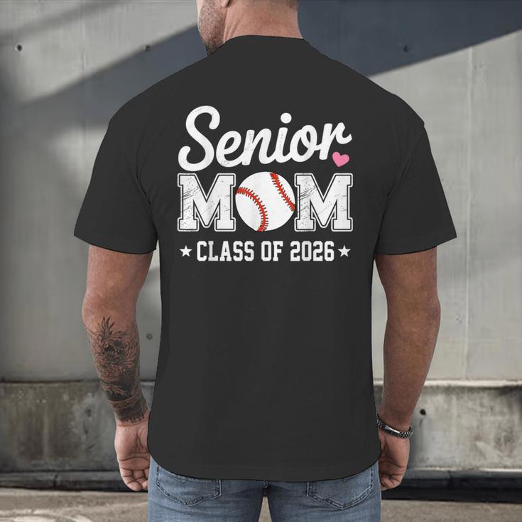 Senior Mom Class Of 2026 Baseball Retro Mom Graduation 2026 Men's Back Print T-Shirt Senior Mom Class Of 2026 Baseball Retro Mom Graduation 2026 Men's Back Print T-Shirt