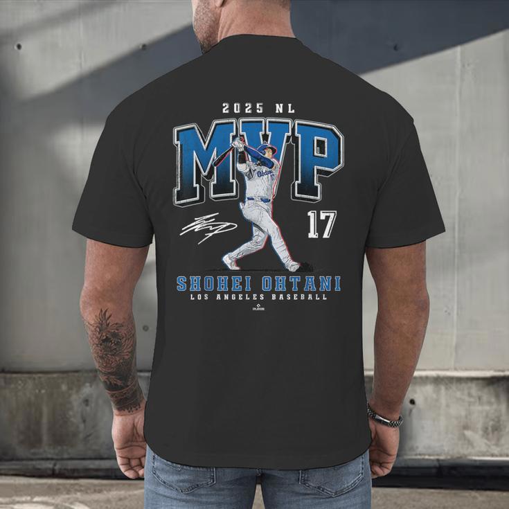 Shohei Ohtani 2025 NL MVP Los Angeles Baseball MLBPA Men's Back Print T-Shirt Shohei Ohtani 2025 NL MVP Los Angeles Baseball MLBPA Men's Back Print T-Shirt