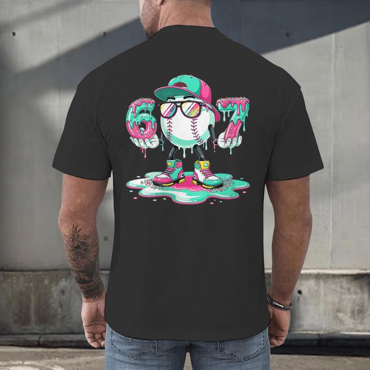 Women's 67 Meme Six Seven 6 7 Meme Baseball Ice Cream Drip Men's Back Print T-Shirt Women's 67 Meme Six Seven 6 7 Meme Baseball Ice Cream Drip Men's Back Print T-Shirt