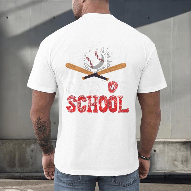 100 Days Of School Baseball 100 Days Smarter Boys Student Men's Back Print T-Shirt 100 Days Of School Baseball 100 Days Smarter Boys Student Men's Back Print T-Shirt