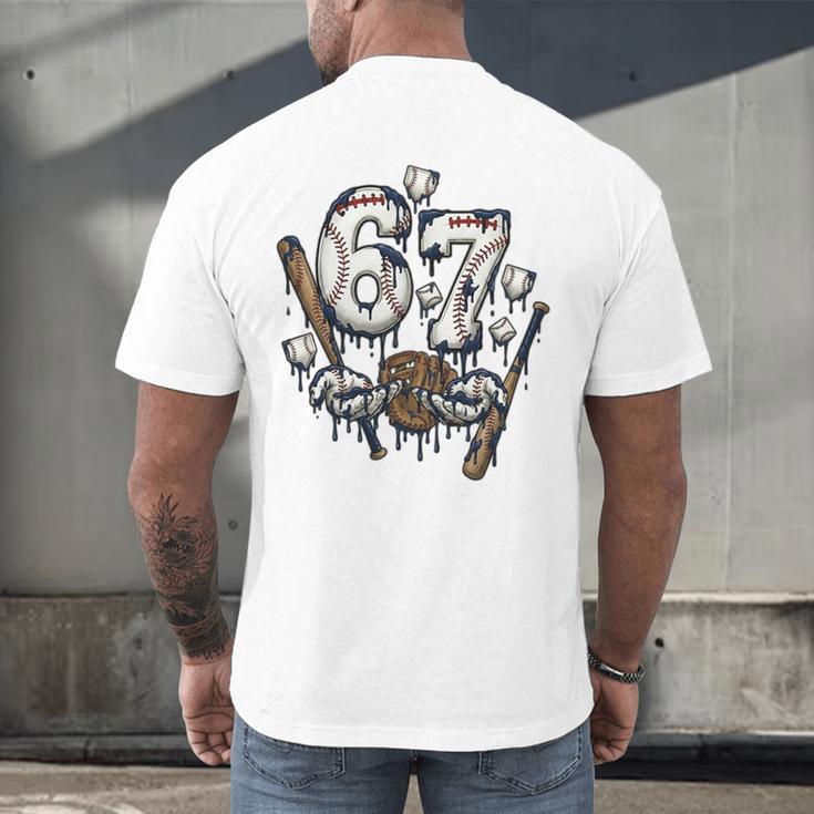67 Baseball Six Seven Baseball 6 7 Kids Boys Girls Premium Tri-Blend Men's Back Print T-Shirt 67 Baseball Six Seven Baseball 6 7 Kids Boys Girls Premium Tri-Blend Men's Back Print T-Shirt