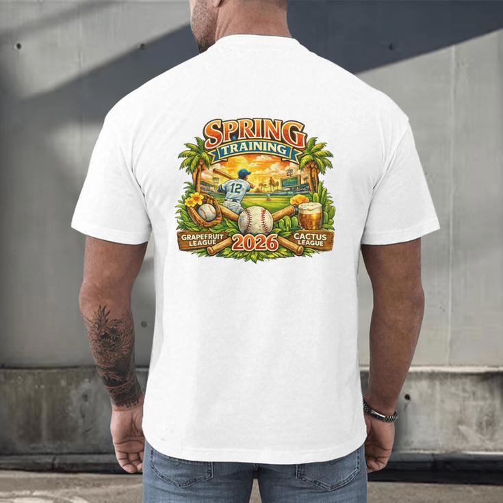 Awesome Spring Trainings 2026 Baseball Arizona Florida Men's Back Print T-Shirt