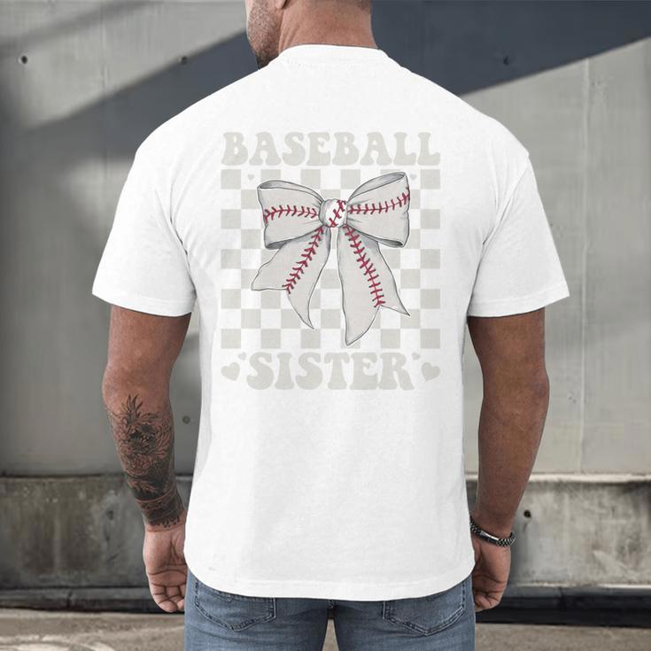 Baseball Sister Men's Back Print T-Shirt Baseball Sister Men's Back Print T-Shirt