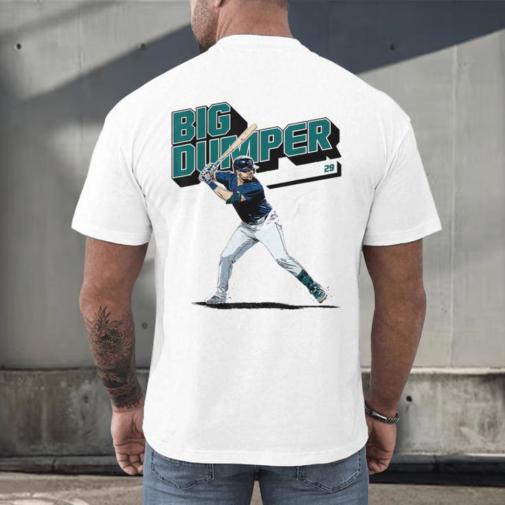 Cal Raleigh Seattle MLB Baseball Players MLBCRA205M Men's Back Print T-Shirt Cal Raleigh Seattle MLB Baseball Players MLBCRA205M Men's Back Print T-Shirt