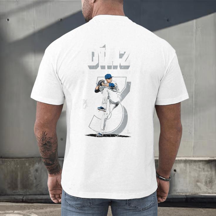 Edwin Diaz Los Angeles D Baseball Players MLBEDD201M Men's Back Print T-Shirt