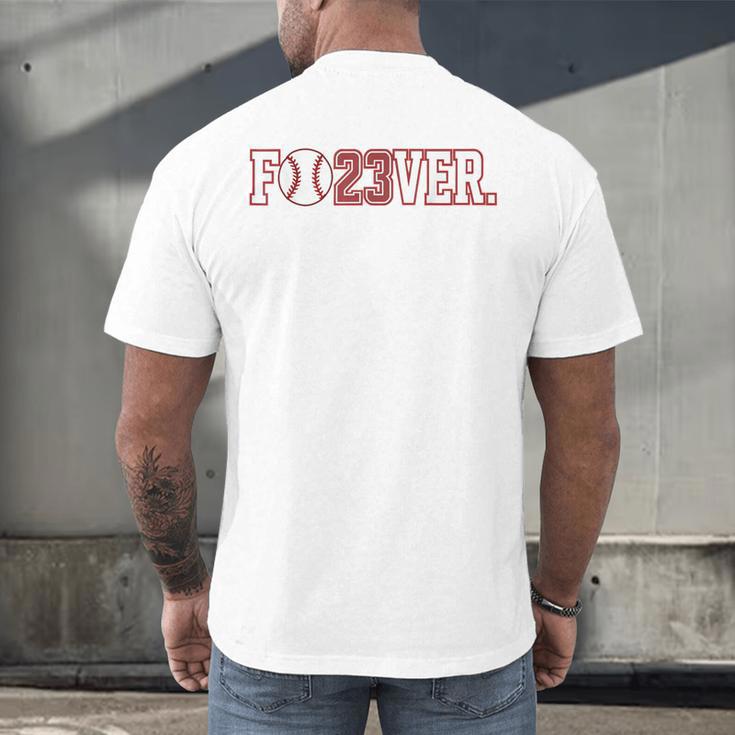 Fo23ver Baseball Sports Fan 23 Forever Men's Back Print T-Shirt Fo23ver Baseball Sports Fan 23 Forever Men's Back Print T-Shirt