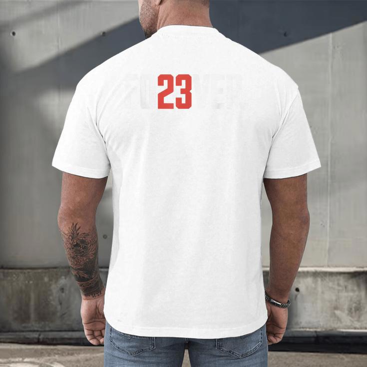 FO23VER Trendy Number 23 Baseball Team Sport For Women Men Men's Back Print T-Shirt