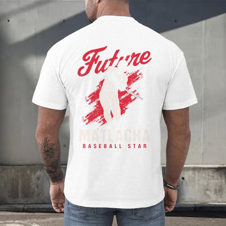 Future Matlacha Baseball Star Baseball Player Sports Theme Premium Tri-Blend Men's Back Print T-Shirt