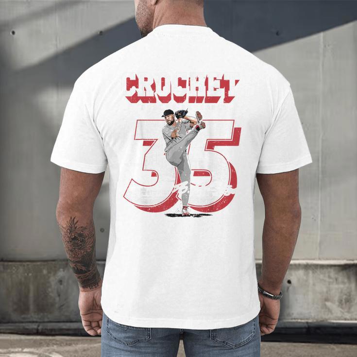 Garrett Crochet Boston Baseball Players MLBGCR201M Men's Back Print T-Shirt Garrett Crochet Boston Baseball Players MLBGCR201M Men's Back Print T-Shirt
