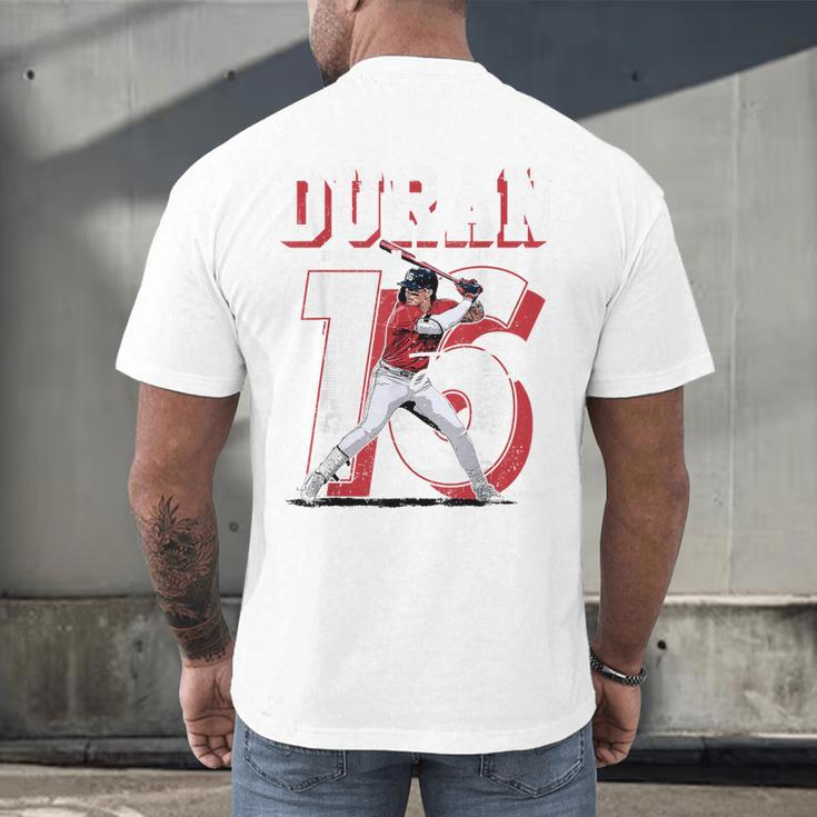 Jarren Duran Boston MLB Baseball Players MLBJDU201M Men's Back Print T-Shirt Jarren Duran Boston MLB Baseball Players MLBJDU201M Men's Back Print T-Shirt