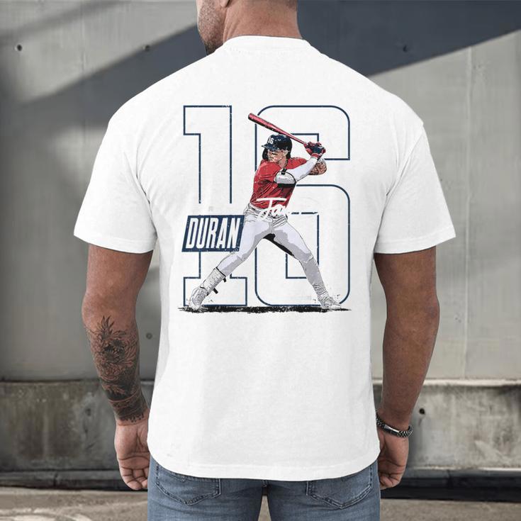 Jarren Duran Boston MLB Baseball Players MLBJDU202M Men's Back Print T-Shirt Jarren Duran Boston MLB Baseball Players MLBJDU202M Men's Back Print T-Shirt