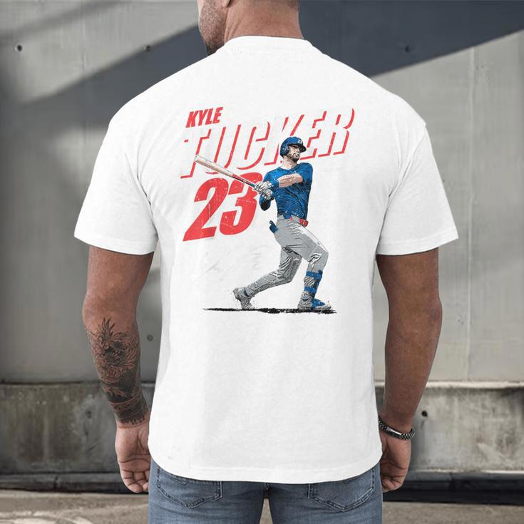 Kyle Tucker Los Angeles D Baseball Players MLBKYT204M Men's Back Print T-Shirt