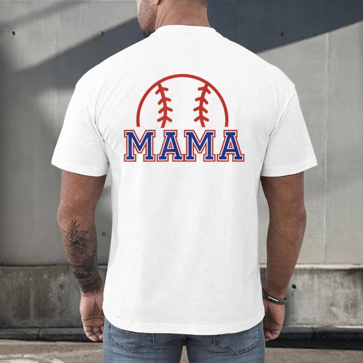 Mom Of Rookie 1st Birthday Baseball Boy Family Matching Men's Back Print T-Shirt Mom Of Rookie 1st Birthday Baseball Boy Family Matching Men's Back Print T-Shirt