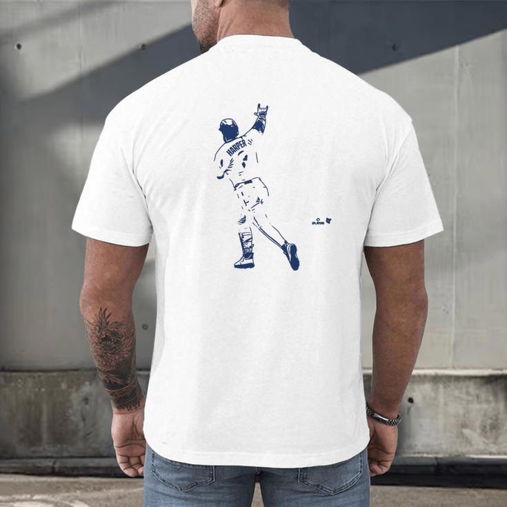 Philly Bedlam Bedlam At The Bank Philadelphia Baseball Premium Tri-Blend Men's Back Print T-Shirt