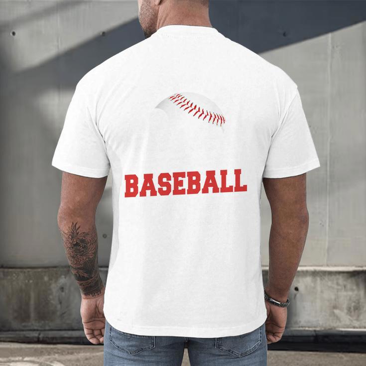 Proud Sister Of A Baseball Senior Class Of 2026 Graduation Men's Back Print T-Shirt