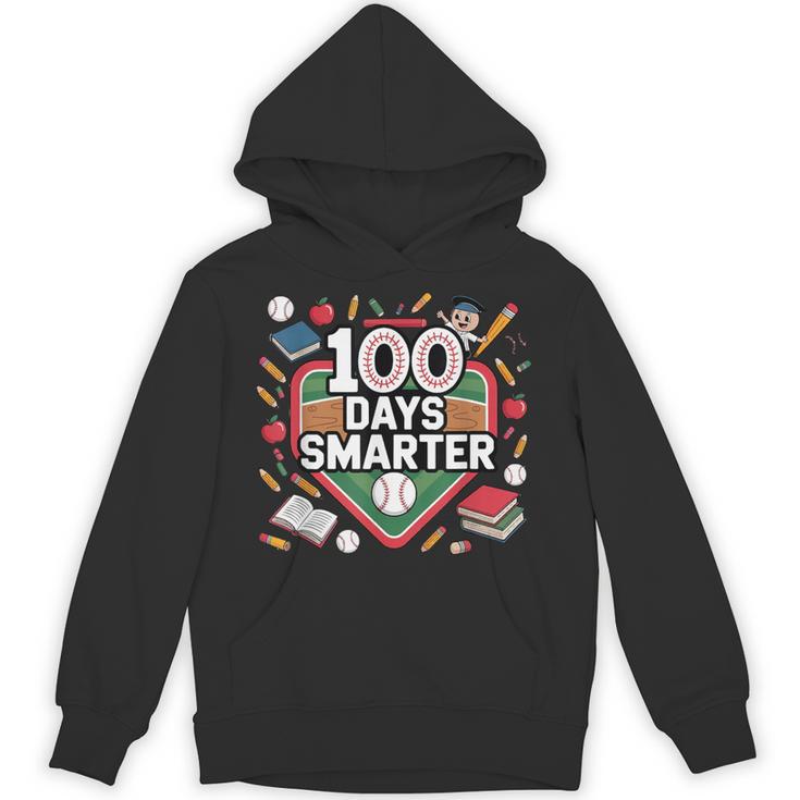 100 Day Baseball School Sports Kids Unisex Hoodie