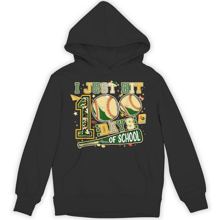 100 Days Of School Baseball I Just Hit 100 Days Boy COUNSELO Unisex Hoodie 100 Days Of School Baseball I Just Hit 100 Days Boy COUNSELO Unisex Hoodie