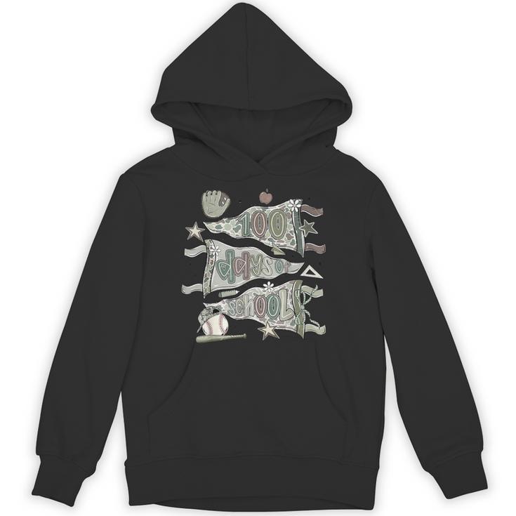 100 Days Smarter Baseball Sport School Celebration Unisex Hoodie 100 Days Smarter Baseball Sport School Celebration Unisex Hoodie
