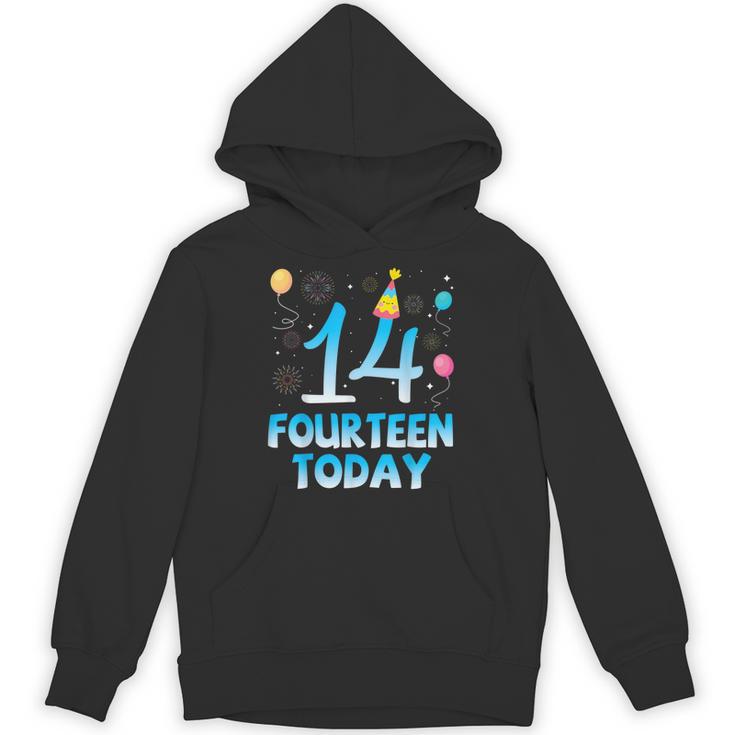 14歳今日私にお誕生日おめでとう彼彼女の息子娘 パーカー