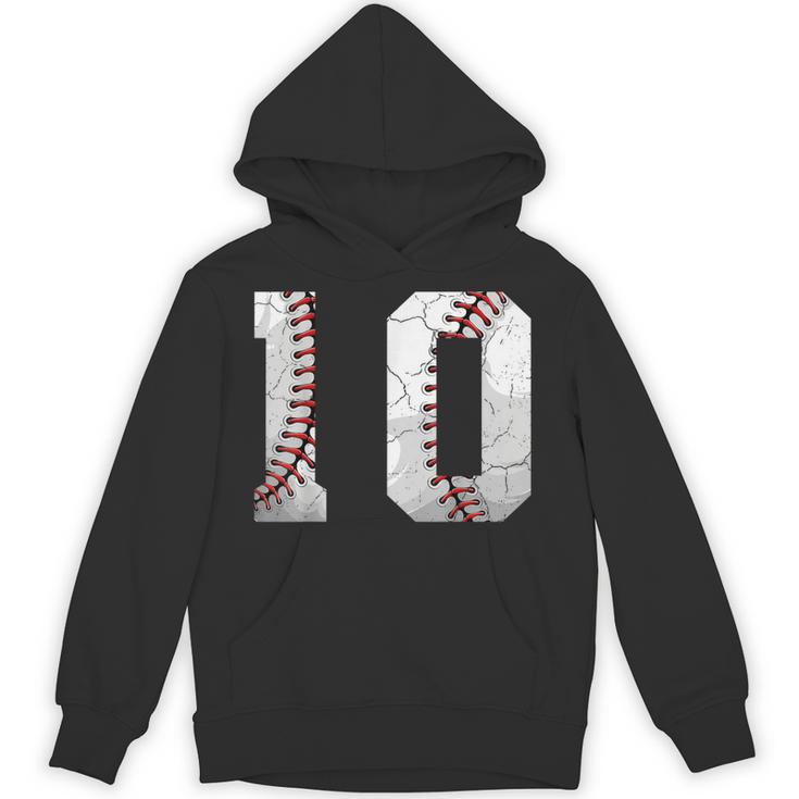 2016 10th Birthday Baseball Boys Kids Ten 10 Tenth Unisex Hoodie