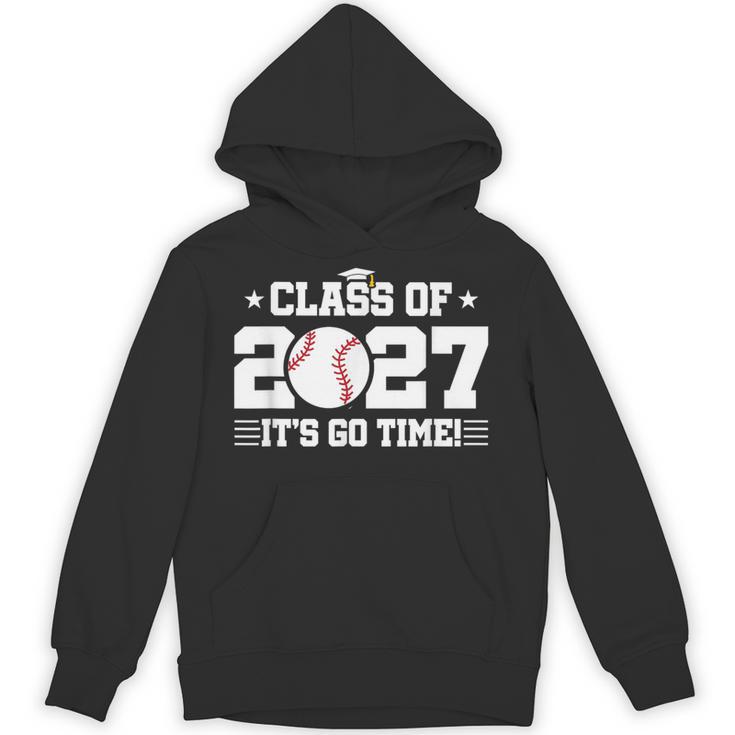 2027 Back To School Baseball 2027 Graduation Class Of 2027 Unisex Hoodie