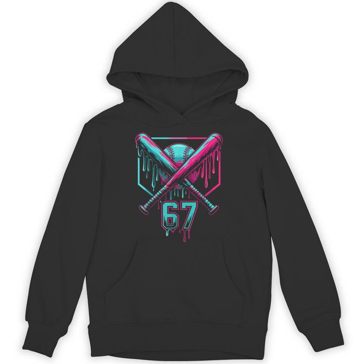 67 Baseball Drip Six Seven Gen Alpha Slag Unisex Hoodie