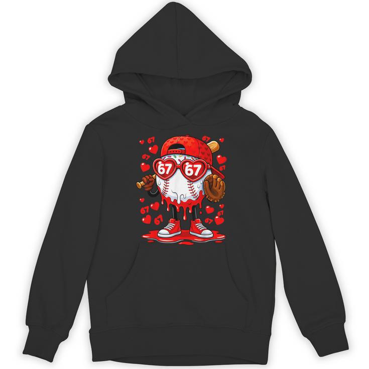 67 Baseball Drip Valentine's Day Unisex Hoodie