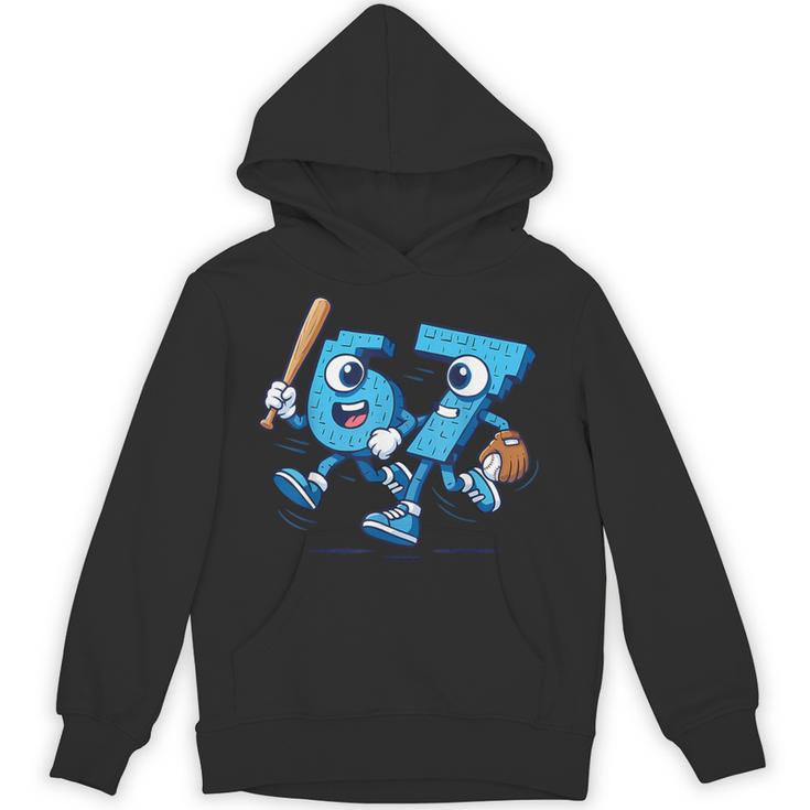 67 Six Seven Italian Brainrot Kid Baseball 67 Meme Christmas Unisex Hoodie