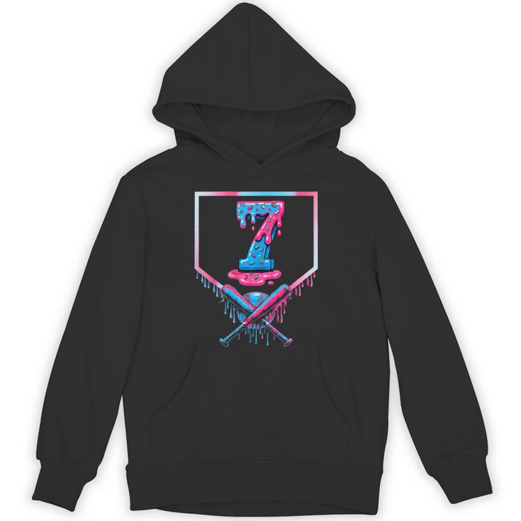 67 Six Seven Meme Baseball Ice Cream Drip 67 Gen Alpha Slang Unisex Hoodie