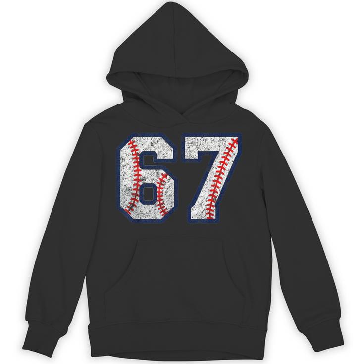 67 Sports Meme – Baseball Number 6 7 Unisex Hoodie
