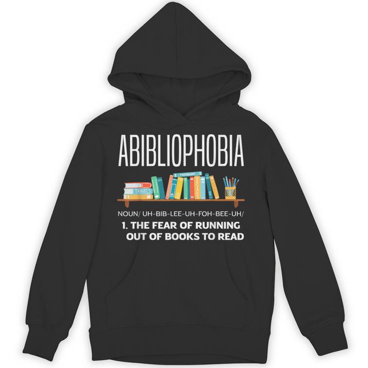 Abibliophobia Book Lover Avid Reader Bookworm Book Reader Unisex Hoodie