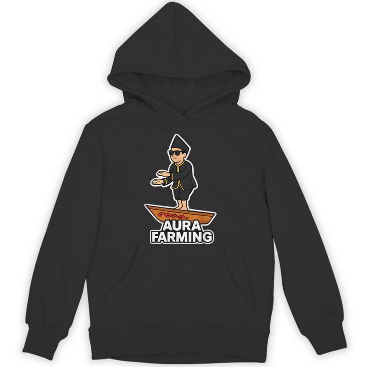 Aura Farming オーラ ウェーブ インドネシアボート ミーム エネルギー バイブ パーカー