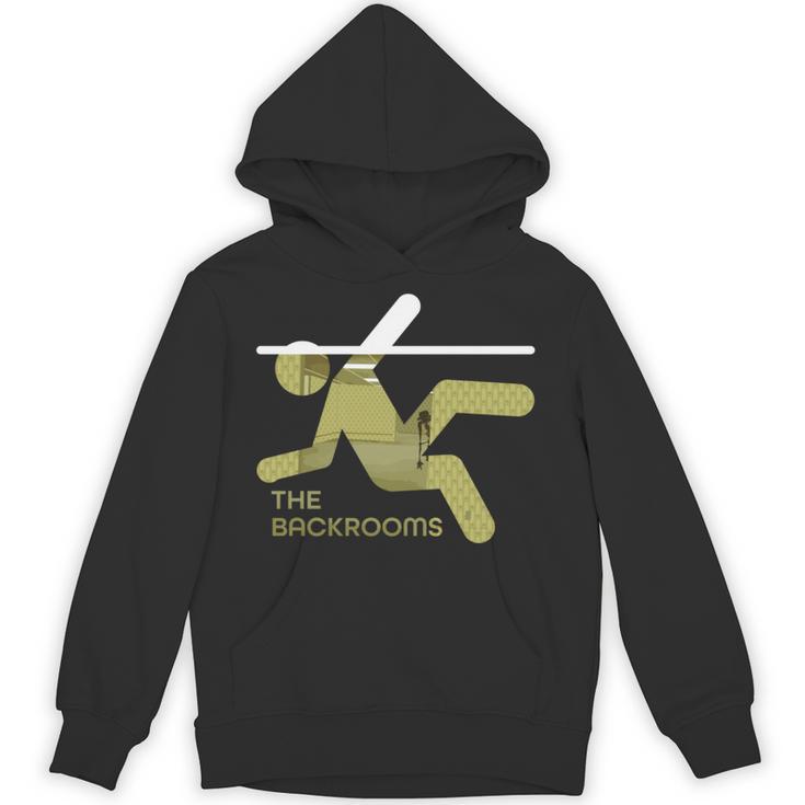Backroomsのグラフィック。 長袖tシャツ パーカー