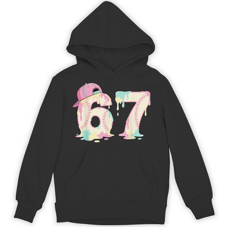 Baseball 67 Dripping Six Seven Drip Boys Gen Z Unisex Hoodie