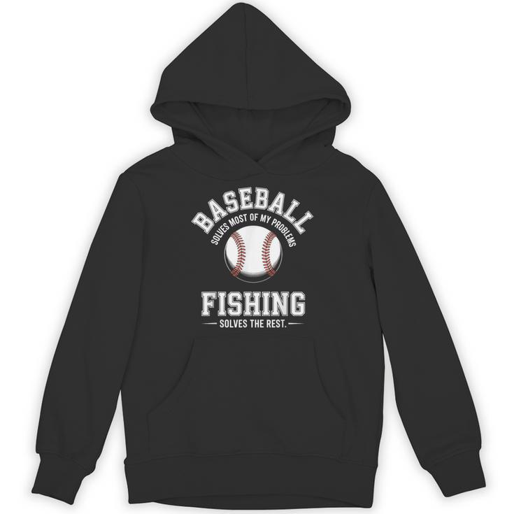 Baseball & Fishing Unisex Hoodie