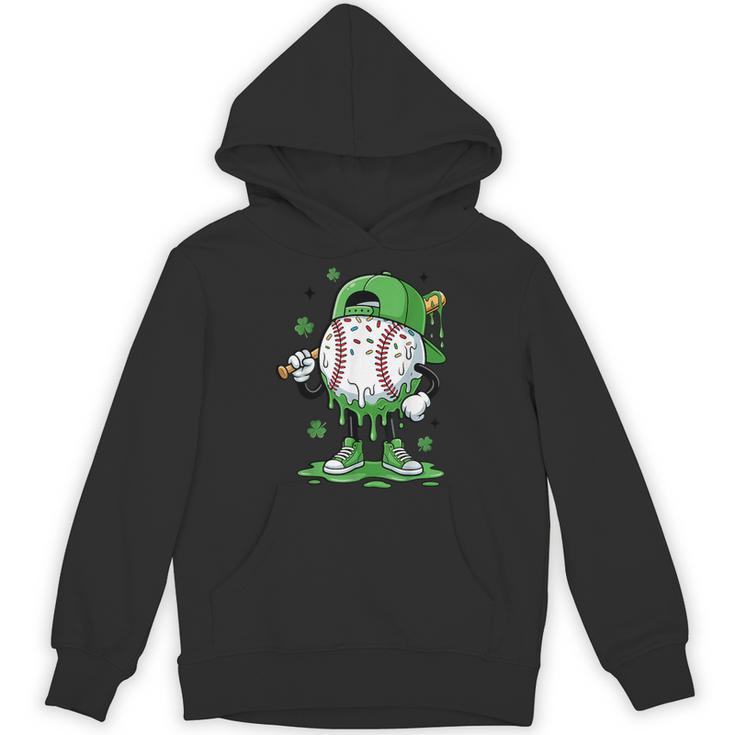 Baseball Drip For Boys Ice Cream Drip Baseball Player Unisex Hoodie
