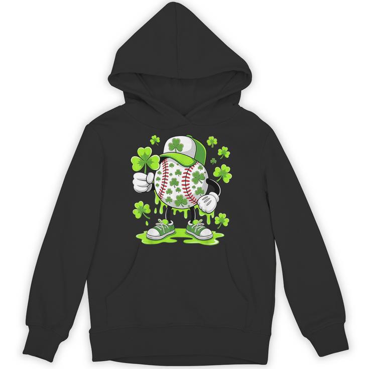 Baseball Drip Ice Cream Shamrock Irish St Patricks Men Unisex Hoodie