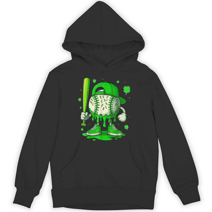 Baseball Drip Icecream Apparel Youth Boy St Patricks Day Unisex Hoodie