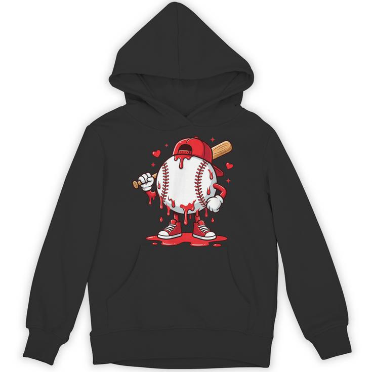 Baseball Drip Icecream Men Boy Valentine Unisex Hoodie