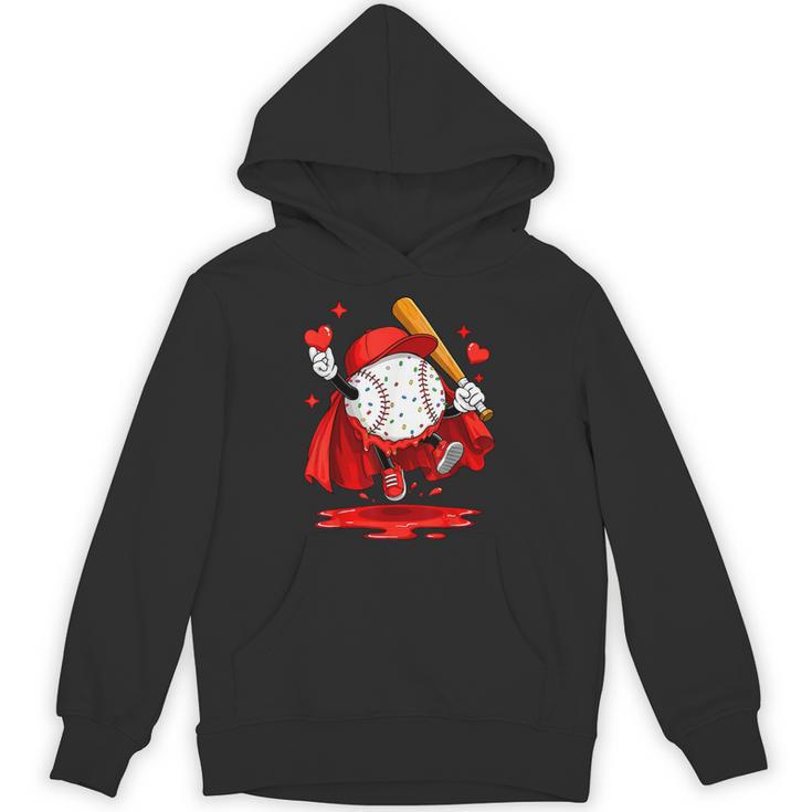 Baseball Drip Icecream Youth Boy Valentine Unisex Hoodie
